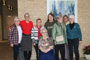 Gruppebillede af læsekredsen