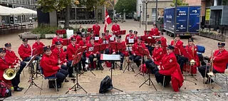 Fællesbillede af Odense Postorkester