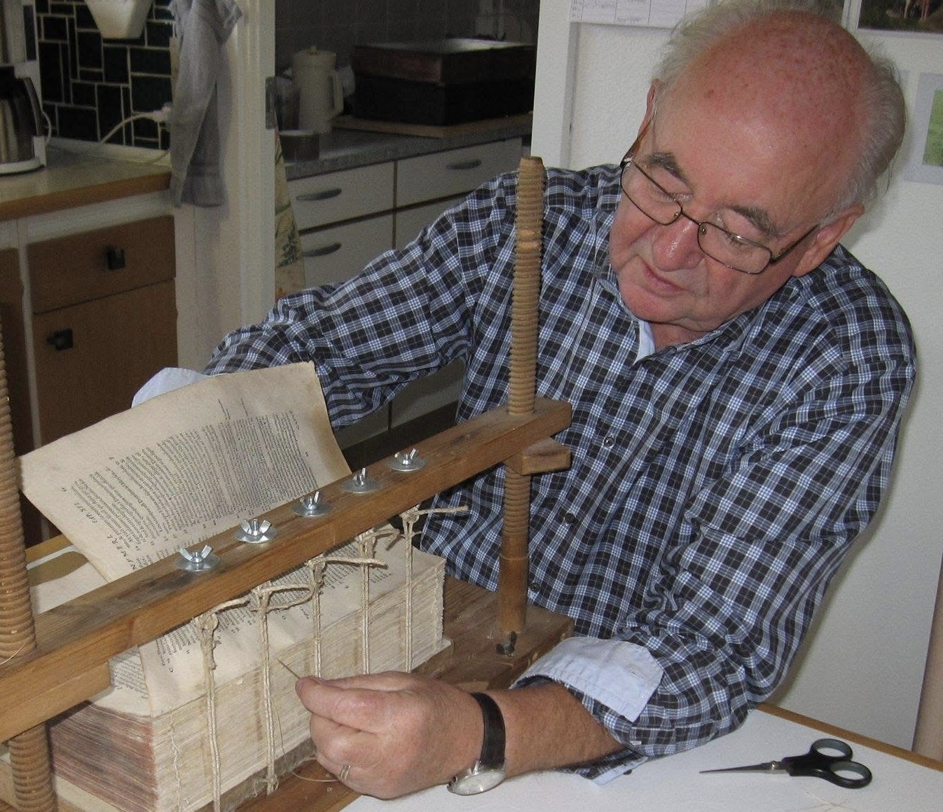 Erik Pedersen indbinder bibel fra 1566